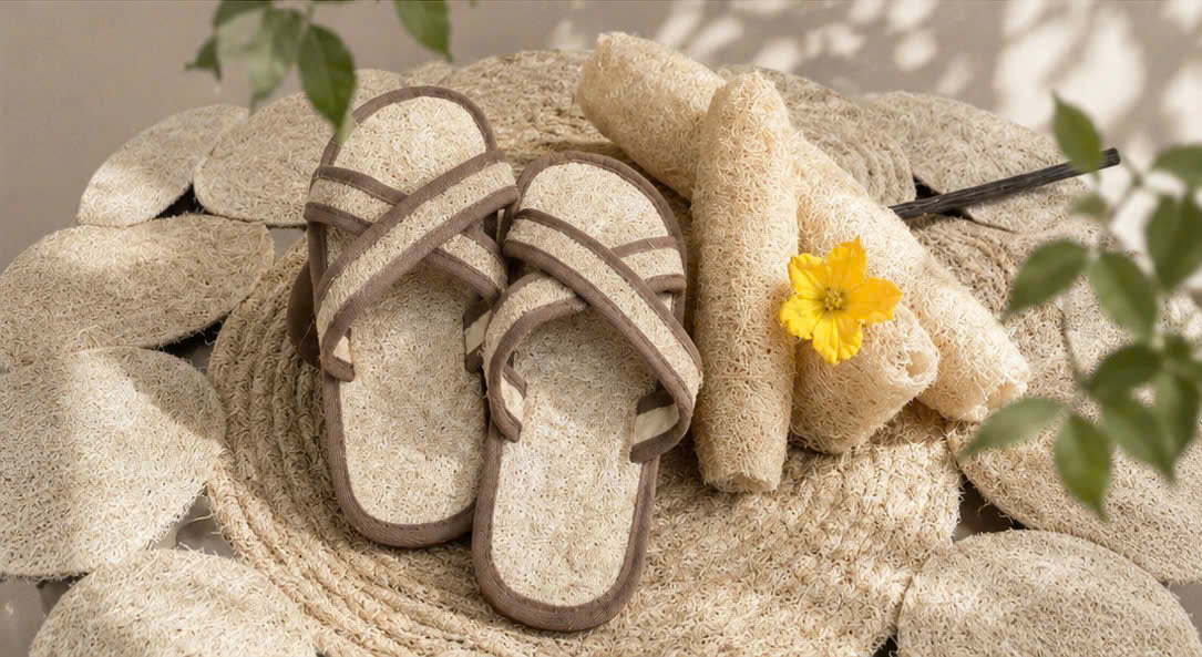 Dép xơ mướp